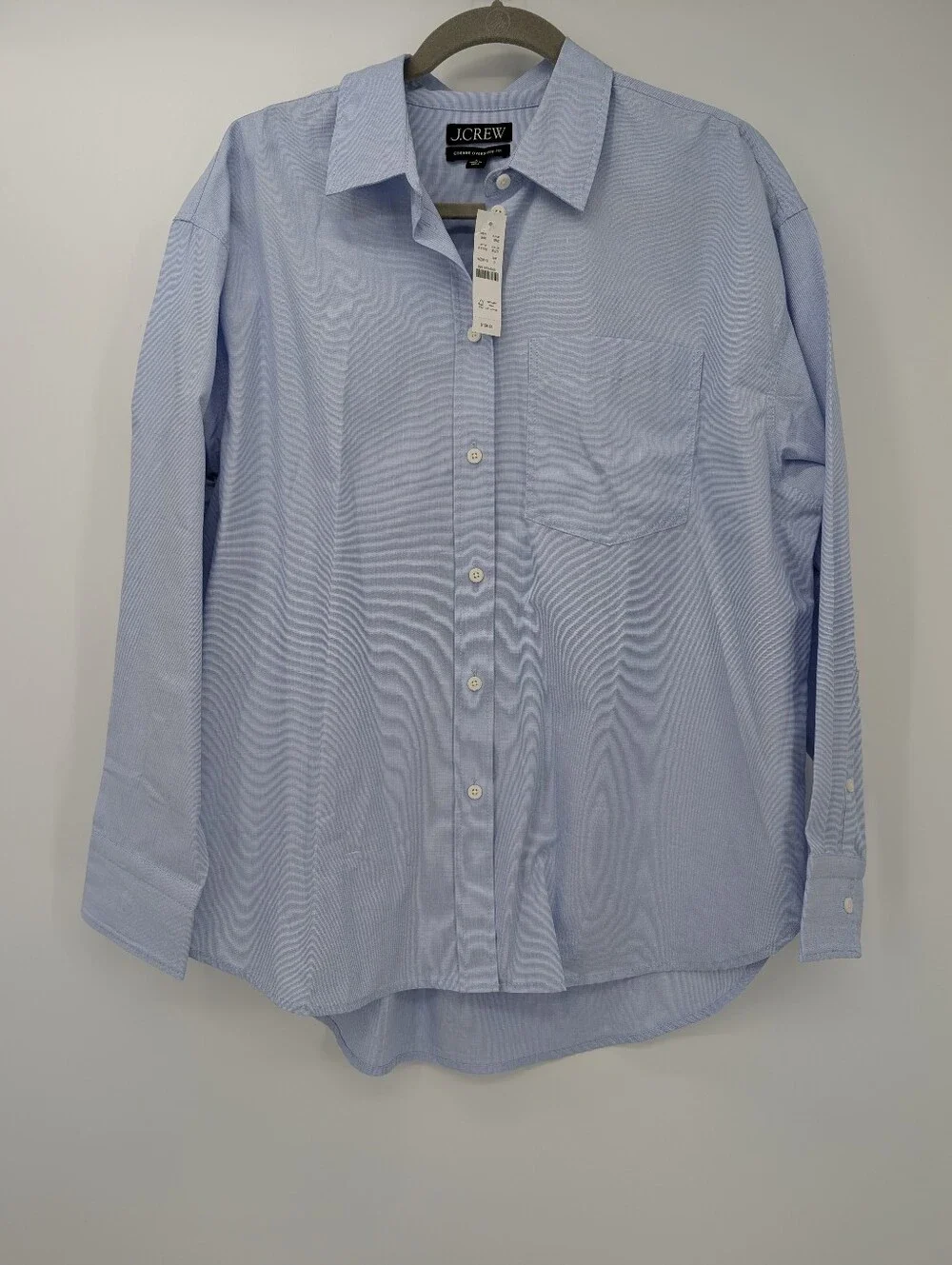 J Crew Étienne oversized button-up shirt in lightweight oxford BY733 Size S